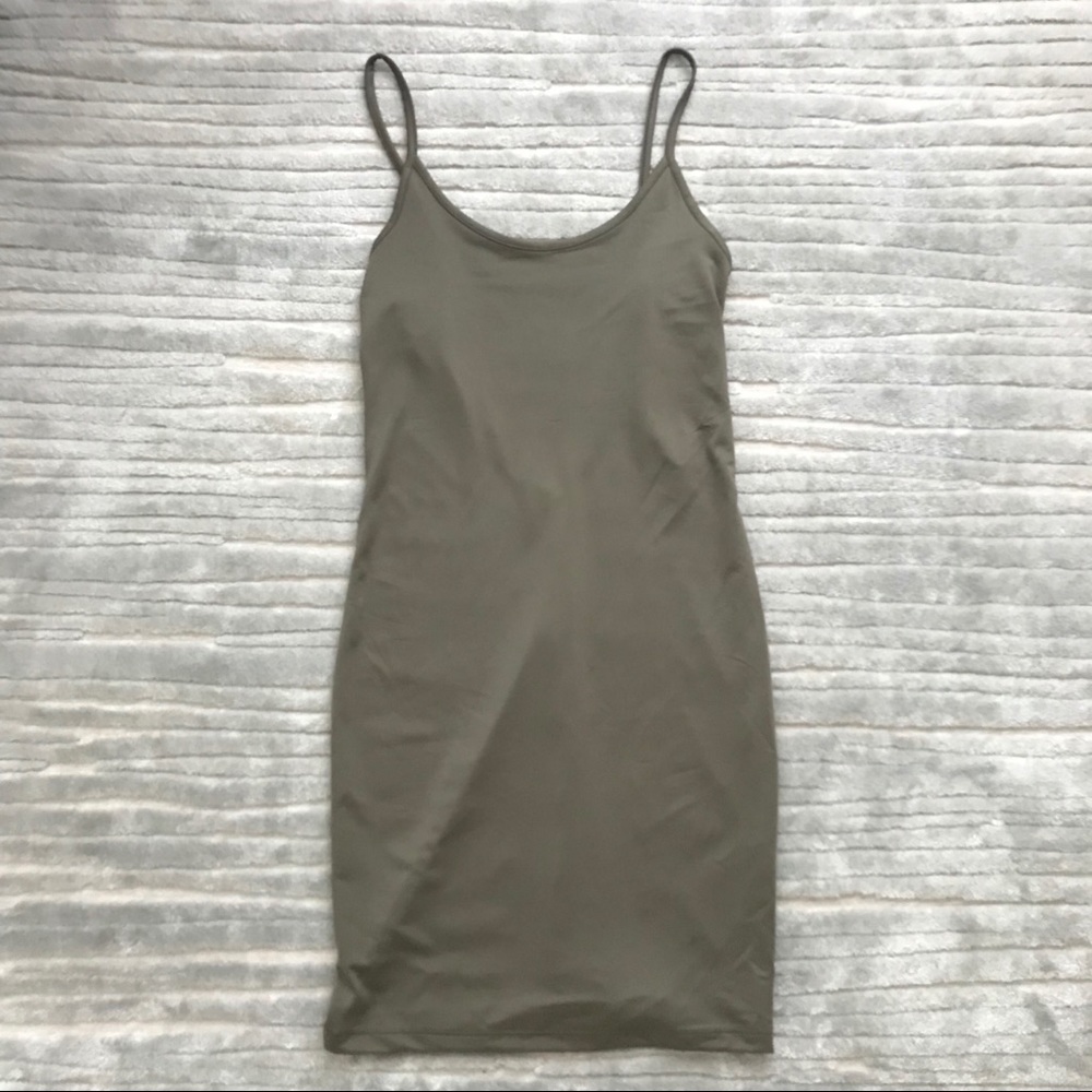 Olive Tank Dress